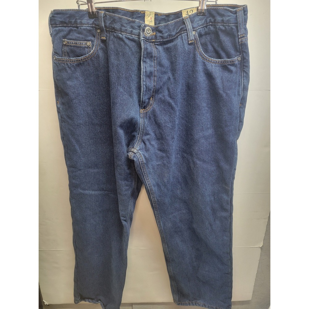 Redhead Brand Co. Men's‎ Blue Denim Jeans 42x32 Lined for Warmth